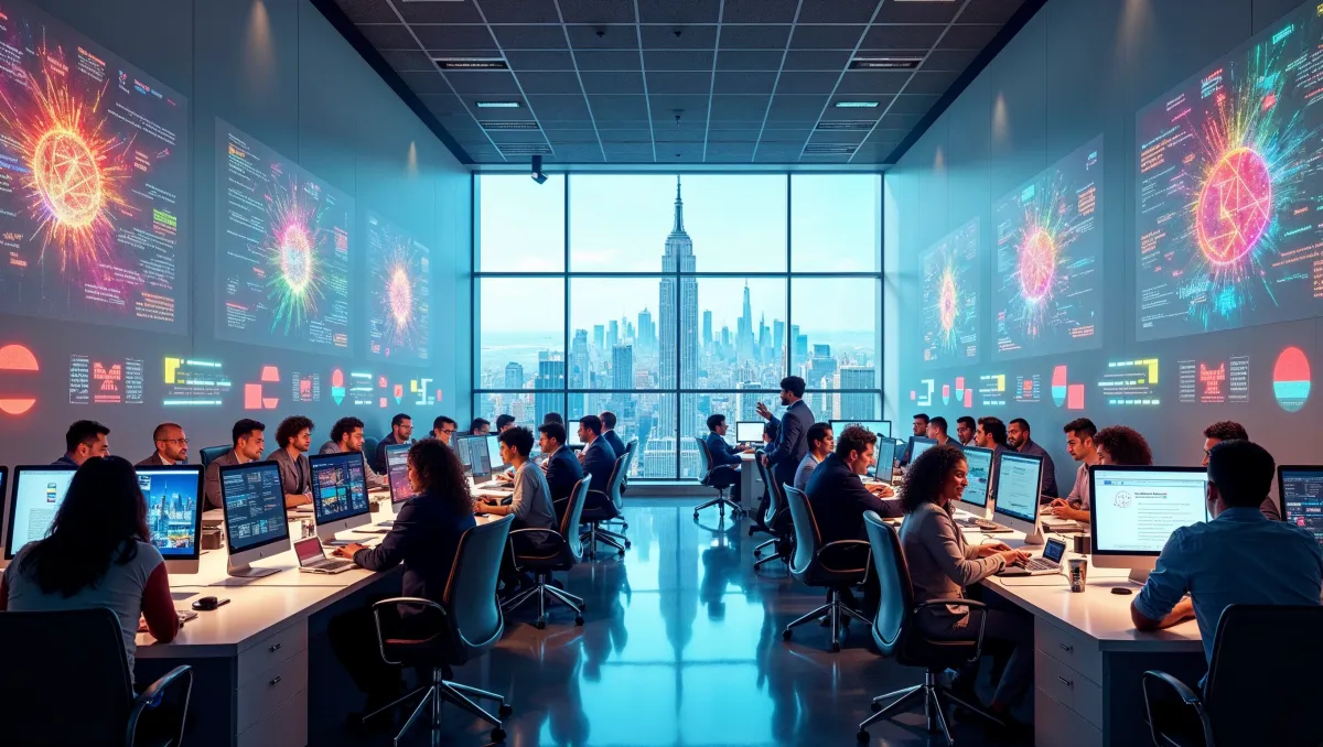 Equipa tecnológica desenvolvendo ideia